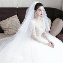ウエディングベール ウェディング ベール Wedding Veil 3.5×3M 3×3M コーム付き ロング ベール レース 透け感 ブライダル ブライダル用品 結婚式 花嫁 夢幻 きれい