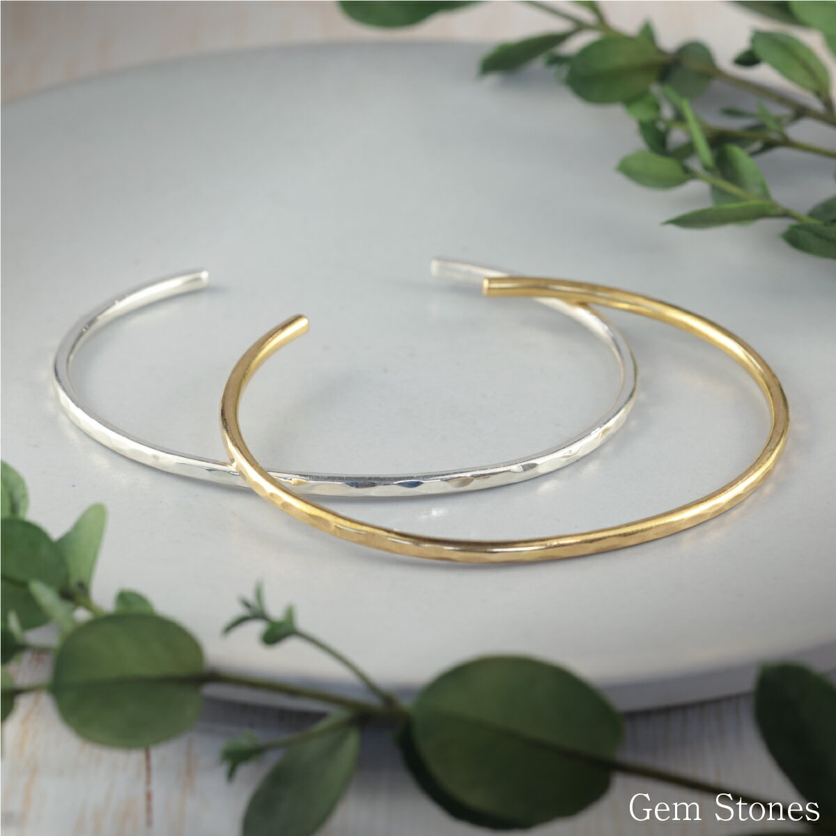 【3000円クーポン発行中!12/4から高級品70%OFF!】 幅約2.7mm 純銀 真鍮 バングル ハンマード ピュアシルバー メンズ レディース 男女兼用 ...