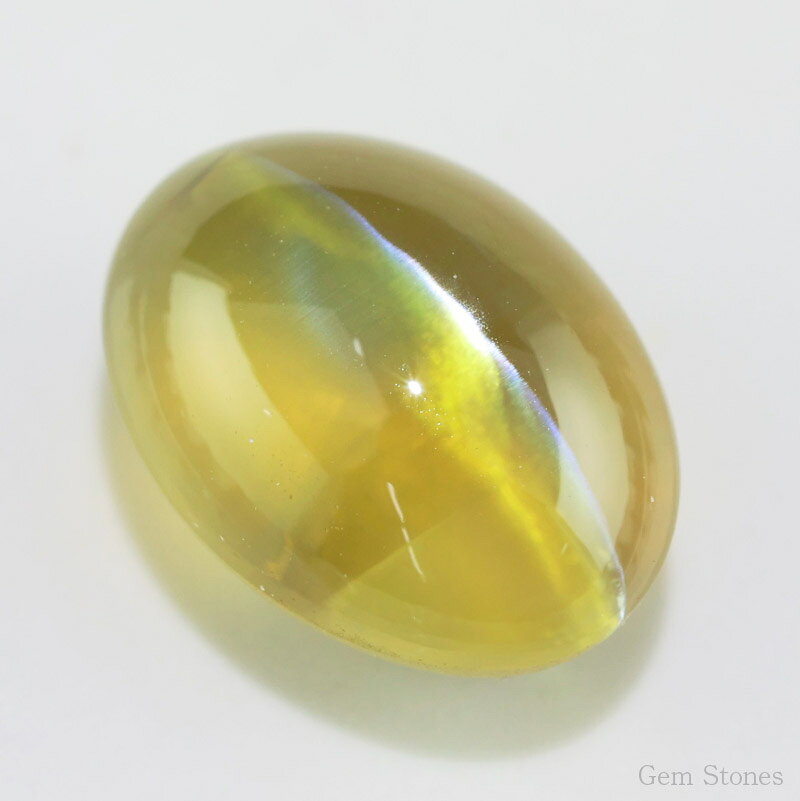 Gem Stonesの【お盆SALE！ クーポン＆ポイント10倍！ 16日迄！】 クリソベリルキャッツアイ 3.096ct ルース 裸石 宝石 誕生石 2月 キャッツアイ クリソベリル コレクション オリジナル ジュエリー 指輪 ネックレス ギフト プレゼント｜アングル2