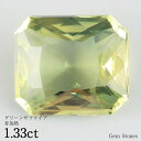 【GW SALE！ 特別クーポン！2000円～30％OFF！】 非加熱 グリーンサファイア 1.33ct ルース 裸石 宝石 グリーン イエロー サファイア コレクション オリジナル ジュエリー 指輪 リング ネックレス 誕生石 9月 プレゼント ギフト