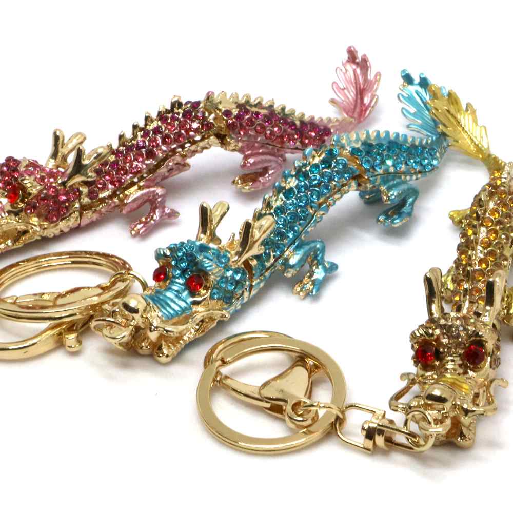 【楽天SS】全商品ポイント10倍！バッグチャーム バックチャーム キーホルダー 龍 ドラゴンのサムネイル