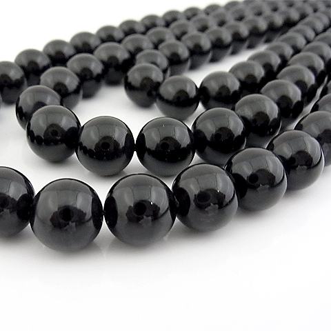 ○1連販売○ブラックタイガーアイAA【丸玉】10mm【天然石 ビーズ パワーストーン】