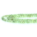 ○1連販売○プレナイト【カット】4mm【天然石 ビーズ パワーストーン】