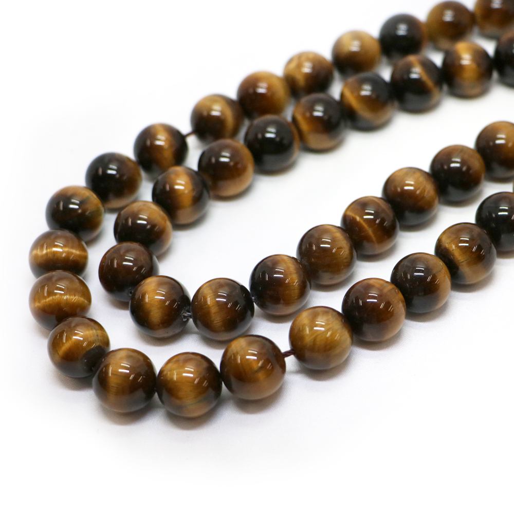 ○1連販売○タイガーアイ【丸玉】14mm【天然...の紹介画像2