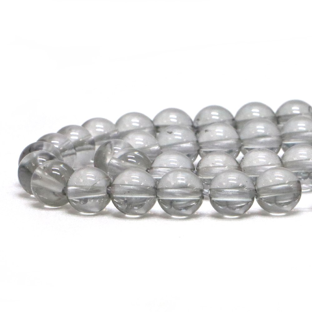 Rakuten - ○1連販売○シルバーオーラ【 丸玉】8mm【天然石 ビーズ パワーストーン】