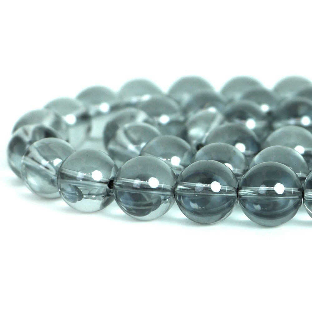 樂天商城 - ○1連販売○シルバーオーラ【 丸玉】12mm【天然石 ビーズ パワーストーン】