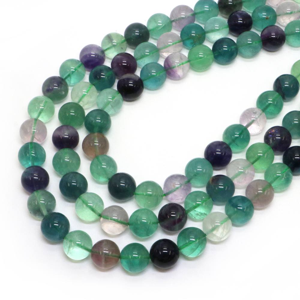 ○1連販売○フローライト【丸玉】12mm【天然石 ビーズ パワーストーン】