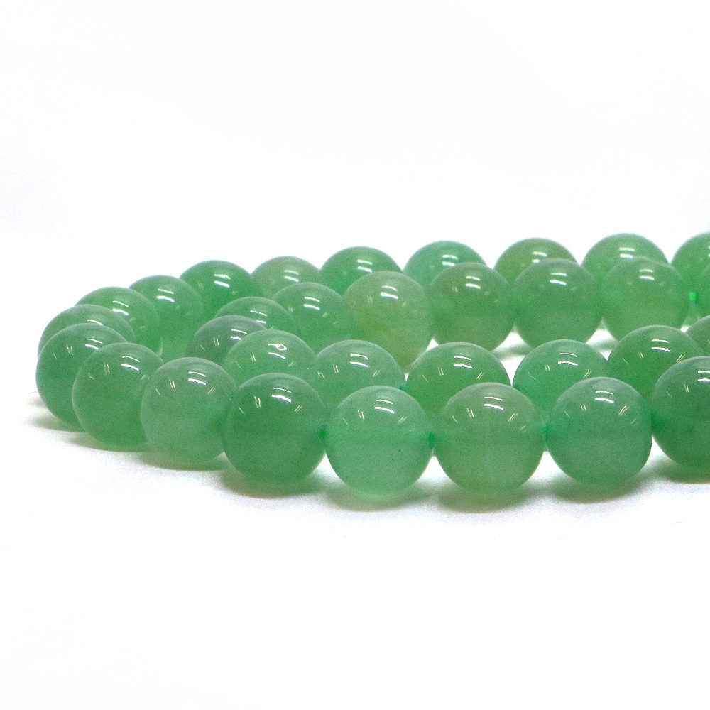 Rakuten - ○1連販売○アベンチュリン【丸玉】10mm【天然石 ビーズ パワーストーン】