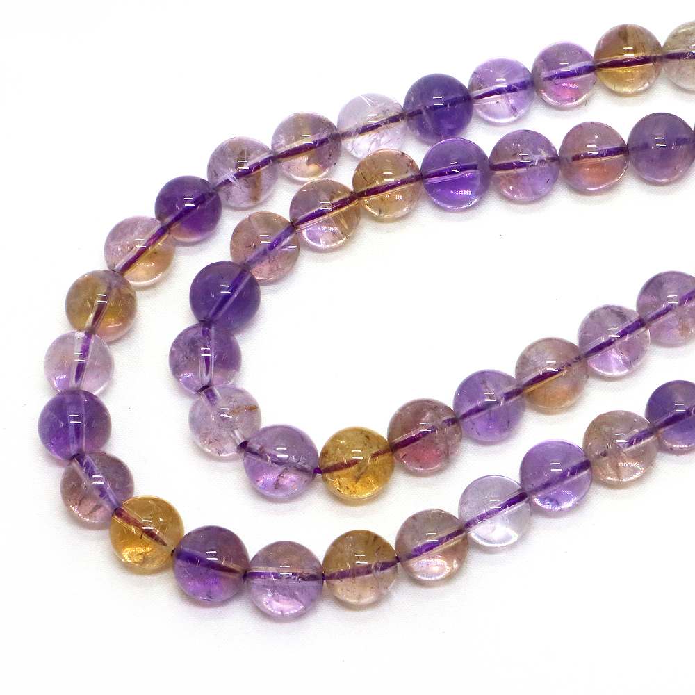 ○1連販売○アメトリン【丸玉】10mm【天然石...の紹介画像2