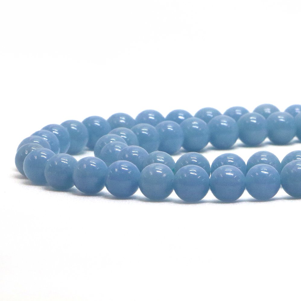 樂天商城 - ○1連販売○エンジェライト【丸玉】6mm【天然石 ビーズ パワーストーン】
