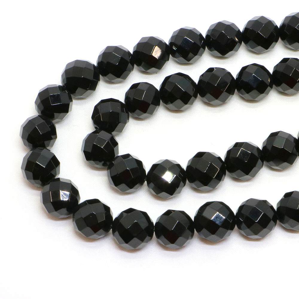 ○1連販売○オニキス【カット】12mm【天然石...の紹介画像2
