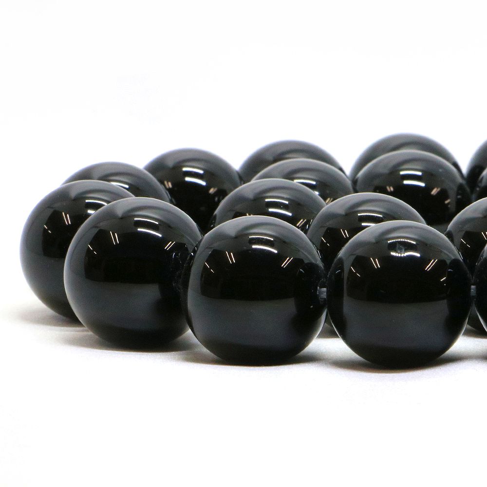 樂天商城 - ○1連販売○オニキス【丸玉】20mm【天然石 ビーズ パワーストーン】