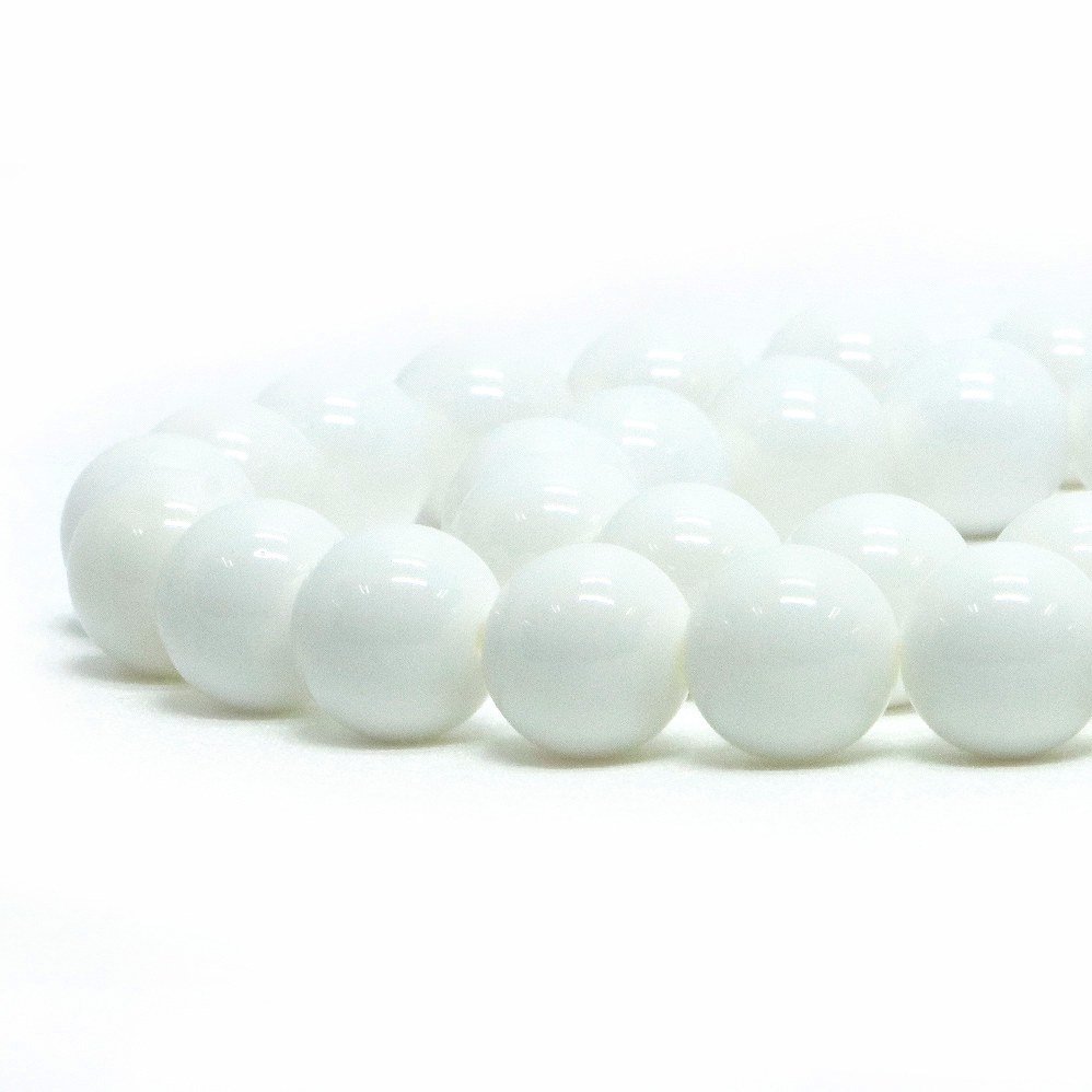 樂天商城 - ○1連販売○シェル 貝 【丸玉】10mm【天然石 ビーズ パワーストーン】