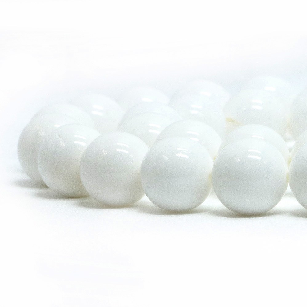 Rakuten - ○1連販売○シェル 貝 【丸玉】12mm【天然石 ビーズ パワーストーン】