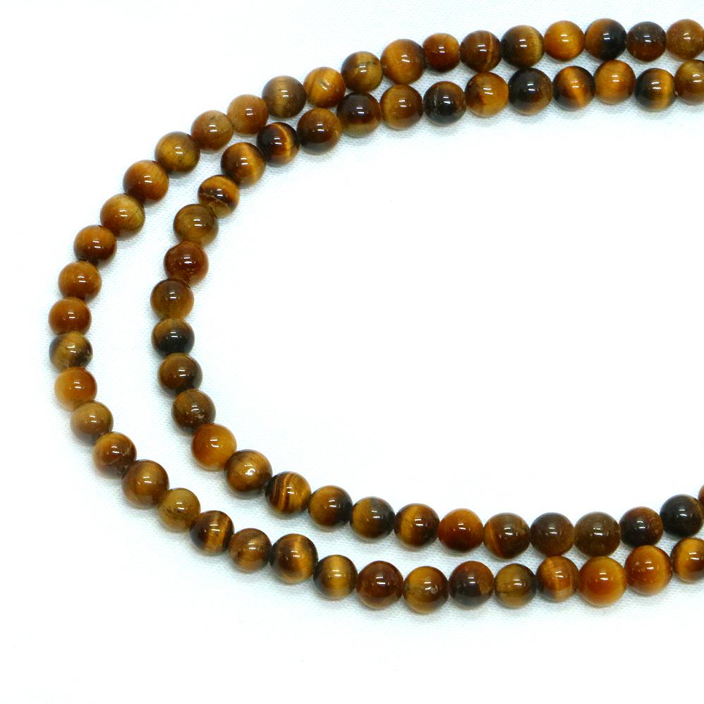 ○1連販売○タイガーアイ【丸玉】4mm【天然石...の紹介画像2
