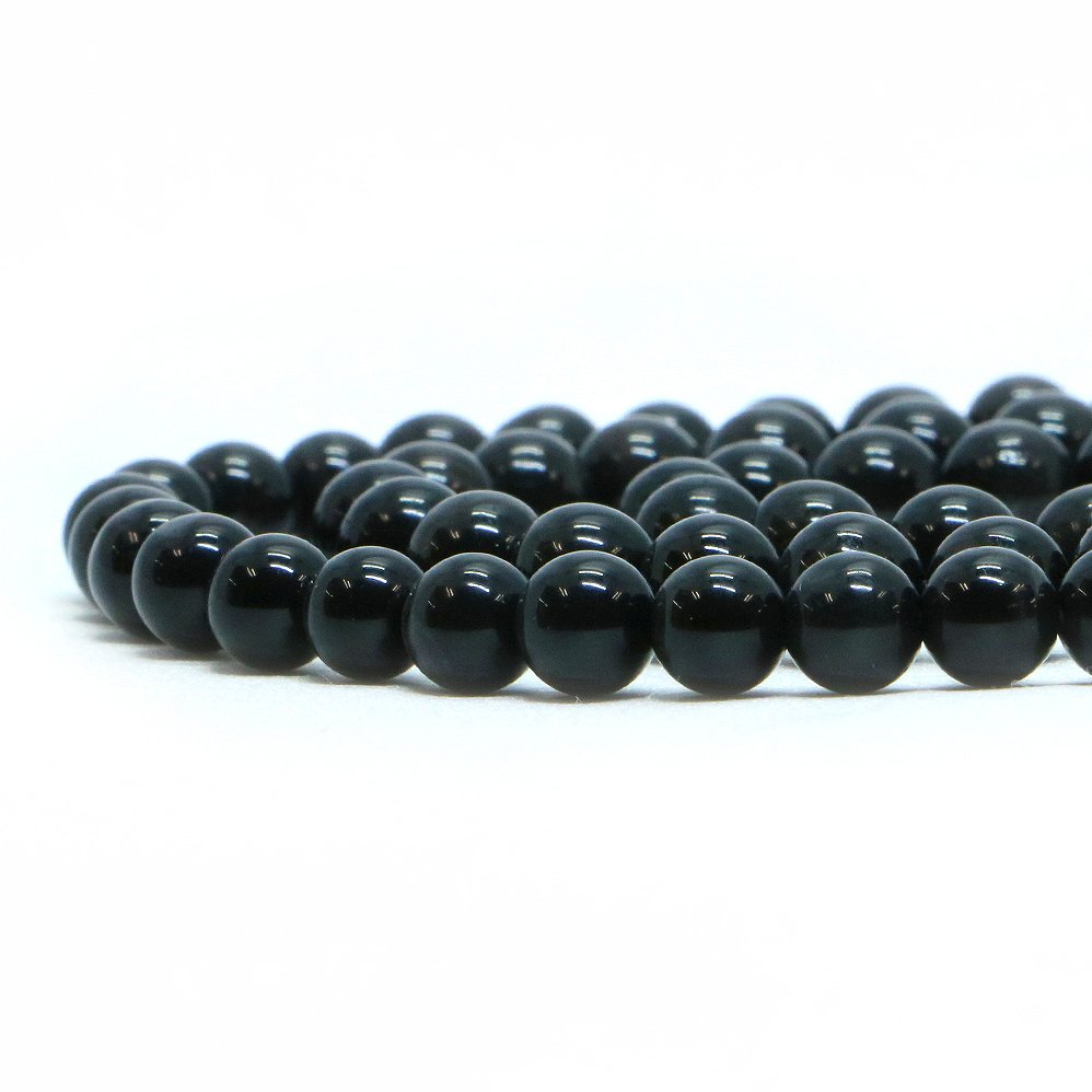 樂天商城 - ○1連販売○ブラックタイガーアイ【丸玉】6mm【天然石 ビーズ パワーストーン】
