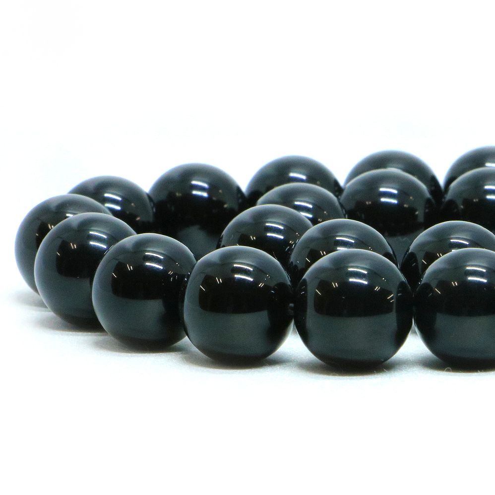 Rakuten - ○1連販売○モリオン【丸玉】12mm【天然石 ビーズ パワーストーン】