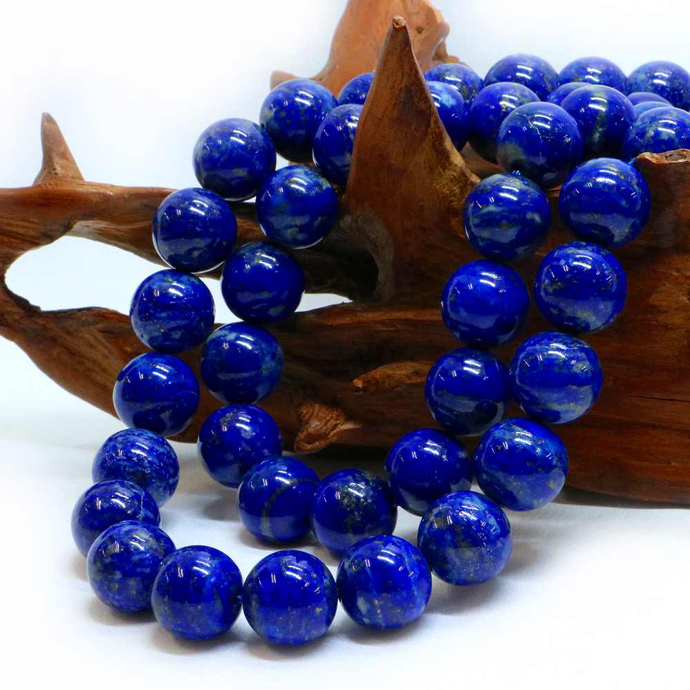 ○1連販売○ラピスラズリ【丸玉】12mm【天然石 ビーズ パワーストーン】
