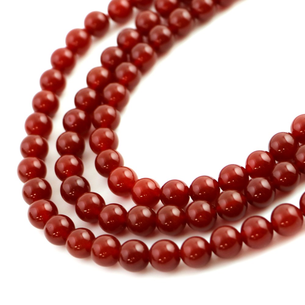 ○1連販売○レッドアゲート【丸玉】10mm【天然石 ビーズ パワーストーン】