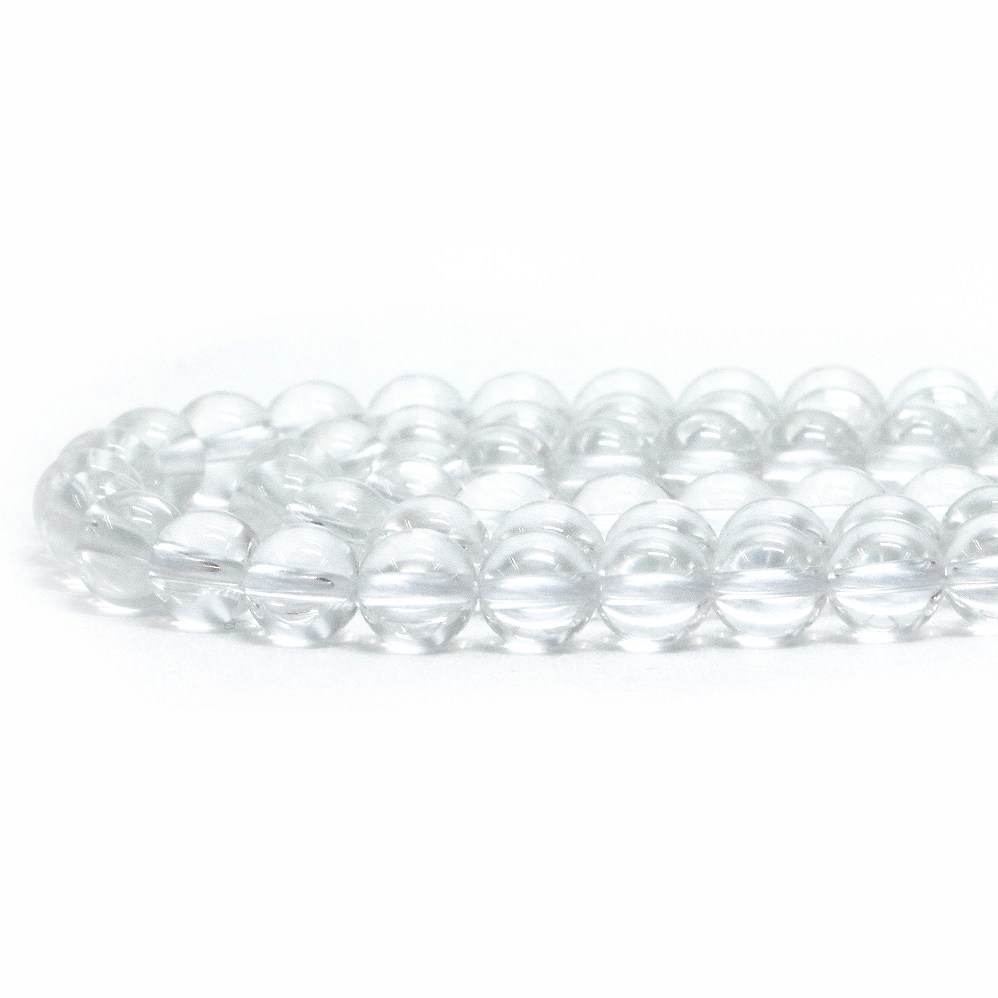 ○1連販売○水晶AA（クリスタル）【丸玉】6mm【天然石 ビーズ パワーストーン】