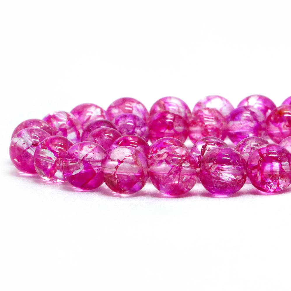 【ビーズサイズ】8mm 【形】丸玉 【連の長さ】約38〜40cm ※ビーズサイズは0.5mm前後の誤差がある場合がございます 【商品説明】 水晶は和名は石英（Quartz、クォーツ）のグループで六角柱の透明度のある結晶のことをいいます 水晶の中には内包物、クラック、変色などもみられます 水晶は様々な成分を含有することで色も変わり、アメジスト、シトリン、スモーキークォーツ、ローズクォーツ、ミルキークォーツなどにもなります また異なる鉱物をきれいに取り込むこともありルチルクォーツ、パイライトインクォーツ、水入り水晶などもあります 水晶の呼び方は様々で、石英（せきえい）・クォーツ・クリスタル・古くは玻璃（はり）と呼ばれて珍重されたといわれます 水晶は英名で「Crystal クリスタル」といいます 語源はギリシャ語で「krystalos（クリスタロス）」氷の意味から由来されているといわれています 水晶の産地国は多くブラジル、中国、アメリカ、マダガスカル、オーストラリア、カナダ、インド、日本など様々な地域で産出されております 水晶の歴史は古く、古来より世界各地で装飾品・祈祷・儀式・病気の治療などにも使用されたといわれています 現代においても水晶はお守りやお数珠、アクセサリーなどに使用されております また「クォーツ時計」といわれているように時計の大事な部品としても利用されております 水晶は電気を流すと正確な振動を起こすことから振り子の役割をします 日本の時計メーカーのセイコーが初めて腕時計に取り入れたとされております 水晶と人間は遥か昔から密接な関係にあり、これからも共存していく天然石といえるでしょう 諸説ありますが一般的に流通している水晶ビーズは人工水晶といわれております 本水晶としてクラックや内包物など残したままのものも存在します 水晶を結晶化した産物に生産する技術は革新的に進んでおります 水晶クラスターや水晶ポイントにしても同様でびっくりするほどです 水晶のかけらであるラスカや水晶の核となる種水晶を用いてアルカリ溶液に入れ高圧で生成されるといわれます すると6か月程度で天然水晶と同じかそれ以上のクオリティーの水晶となります 人間の知恵と技術が生み出した水晶は近未来の水晶ともいえるでしょう お好みの天然石を使ってあなただけのオリジナルアクセサリーを作ってみませんか？ ＊こちらの商品はビーズが連なった1連（1本）の商品となります 【パワーストーン】 4月の誕生石水晶は悪運を退け、あらゆる力が宿る石として全体運を向上させる万能的なパワーストーンといわれます 【配送につきまして】 ●メール便：送料250円（お買い物合計金額3,000円以上で1通分送料無料） ・ヤマト運輸ネコポスでのお届けとなります ・宅配便同様のお届け日数（翌日〜3日程度での配達）＊一部地域を除く ・ご自宅のポストへのお届けとなります（ご登録のお名前がポストへ記載があることをご確認お願い致します） ・大きさ（上限A4サイズ）：縦31.2cm、横22.8cm、厚さ2.5cm、重さ1kg以内 ※後払い（商品到着後コンビニなどでのお支払い）はご利用頂けます ※代引き決済はできません ※配送日時指定不可 ※発送後の住所変更はできませんので予めご注意ください ※商品紛失などの補償は基本的にございません ●宅配便：送料は配達地域によって異なります（お買い物合計金額3,980円以上で送料無料） ・佐川急便でのお届けとなります ・ドライバーによる手渡しでのお届け ・代引き決済はドライバーへ代金のお支払が可能となります （代引き手数料330円） ・配送日時指定可能 ※初回お届けより1週間以上お受け取りになられない場合は持ち戻りとなり返送となります 返送による送料は運送会社の定価送料を実費ご負担いただくことになりますので 予めご注意くださいますようお願い申し上げます ※当店の判断で日本郵便（レターパック）で発送させていただく場合もございます 予めご了承のほどお願い申し上げます