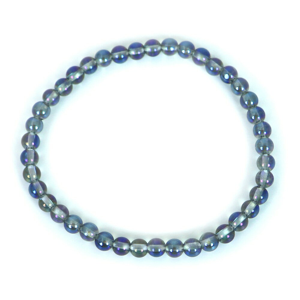 コスモオーラ【丸玉】4mm 数珠 天然石 ブレスレット パワーストーン ブレス お守り 選べるサイズ