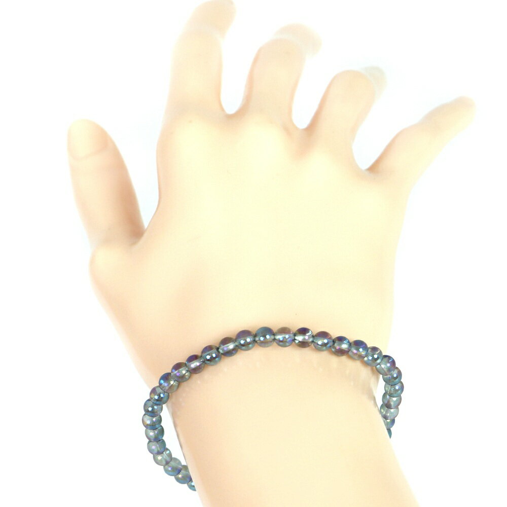コスモオーラ【丸玉】4mm 数珠 天然石 ブレスレット パワーストーン ブレス お守り 選べるサイズ