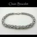 ステンレス ブレスレット メンズ レディース デザイン チェーン ブレス 腕輪 シルバー ロック SALE セール アクセサリー Bracelet