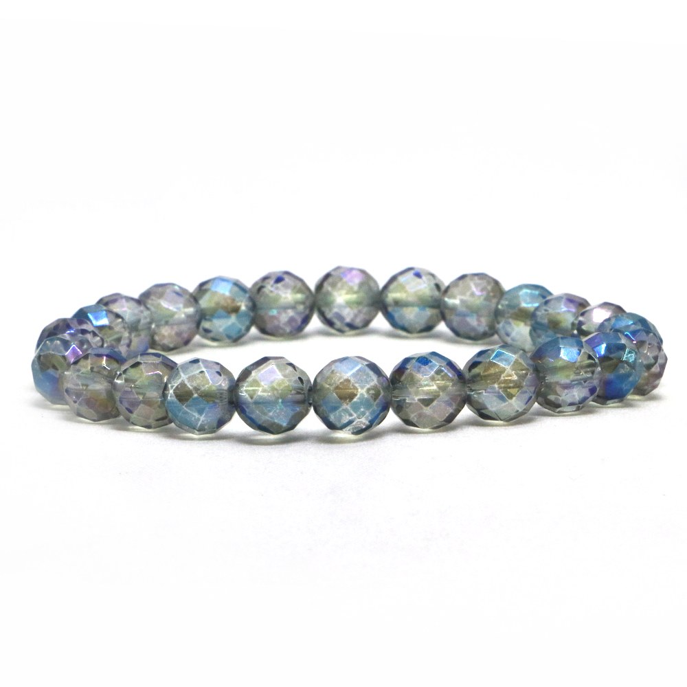 コスモオーラ【カット】8mm 数珠 天然石 ブレスレット パワーストーン ブレス お守り 選べるサイズ