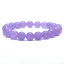 カラージェード(ラベンダー・染め)【丸玉】10mm 数珠 天然石 ブレスレット パワーストーン ブレス お守..
