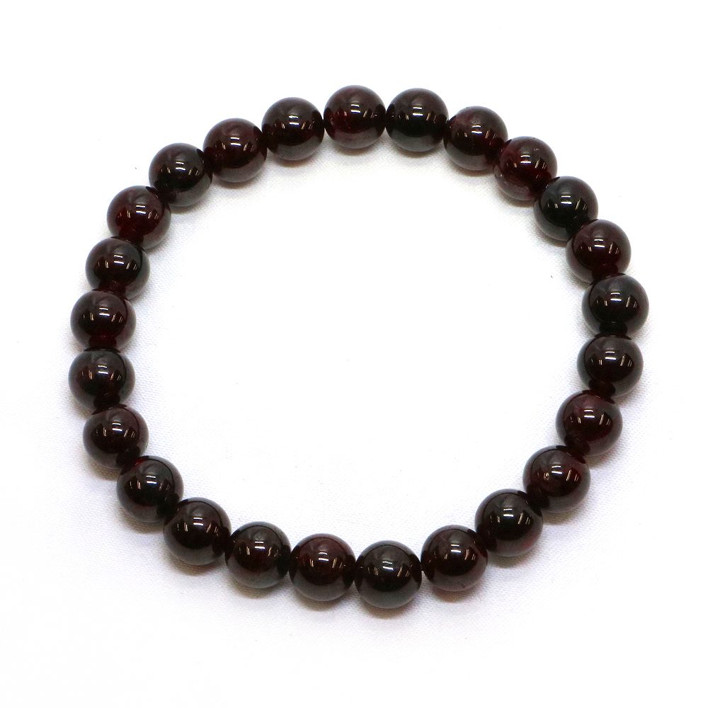 ガーネット【丸玉】8mm 数珠 天然石 ブレス...の紹介画像2