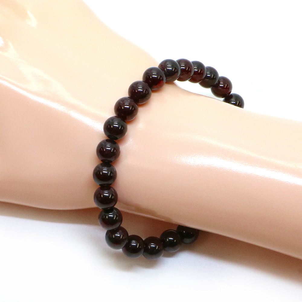 ガーネット【丸玉】8mm 数珠 天然石 ブレス...の紹介画像3