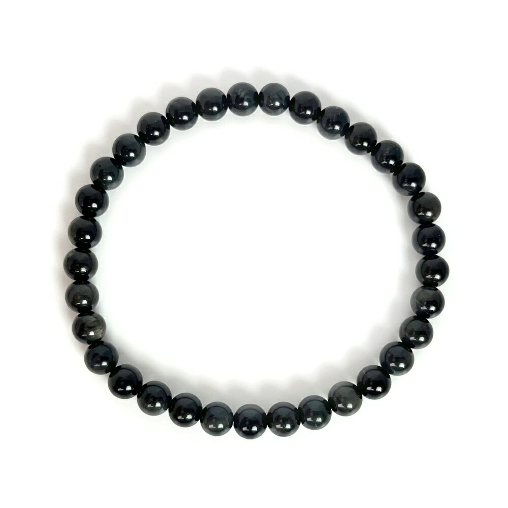 イーグルアイ（グレータイガーアイ）【丸玉】6mm 数珠 天然石 ブレスレット パワーストーン ブレス お守り 選べるサイズ