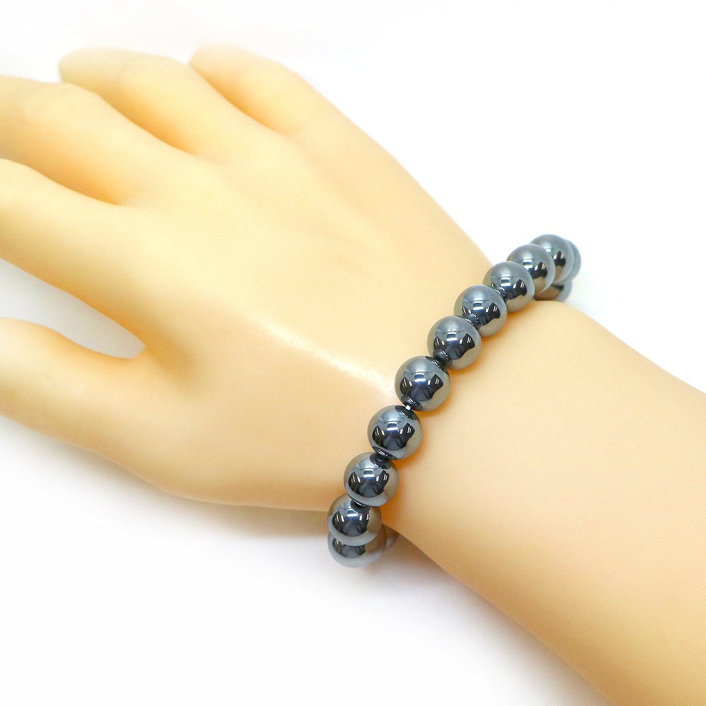 テラヘルツ【丸玉】10mm 数珠 天然石 ブレスレット パワーストーン ブレス お守り 選べるサイズ