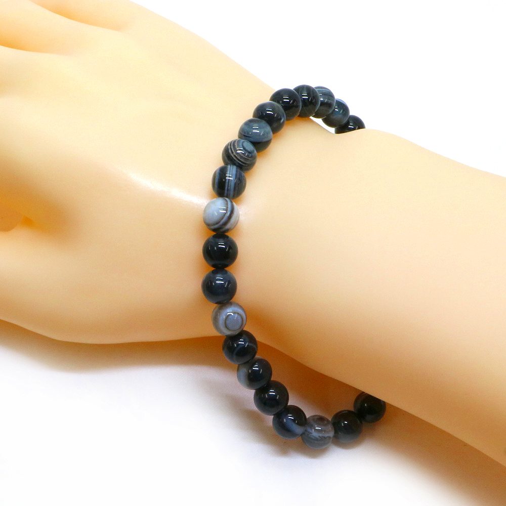 7種の梵字入り 梵字 タイガーアイ金彫り数珠 水晶 ブレスレット 風水 パワーストーン / インペリアルオーラ おしゃれ かわいい オシャレ 可愛い プレゼント ギフト 贈り物