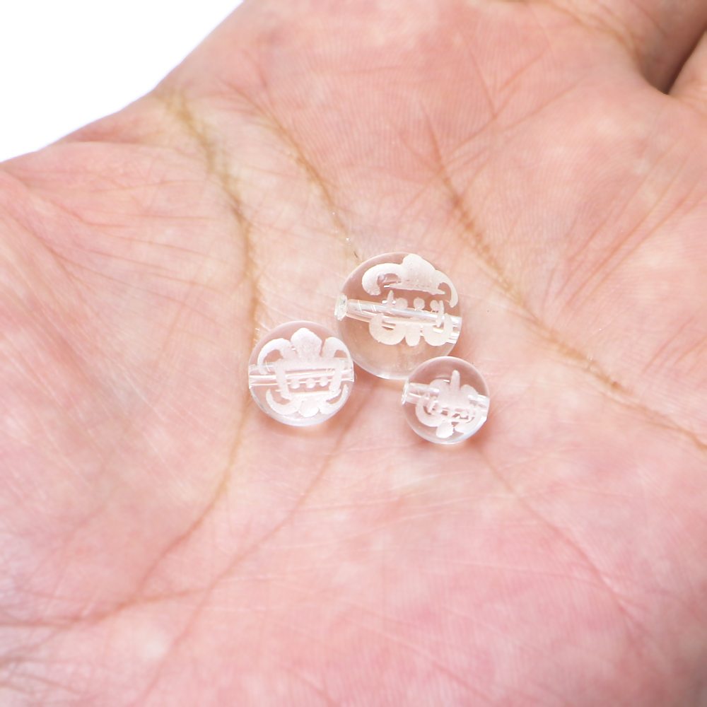 ユリの紋章 リリーフレア 水晶 10mm