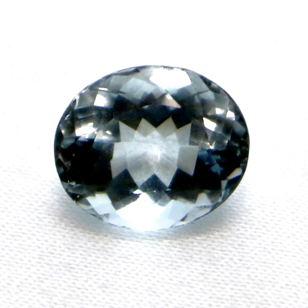 アクアマリン オーバルカット12mm 4.68ct アクワマリン Aquamarine 藍玉 ...