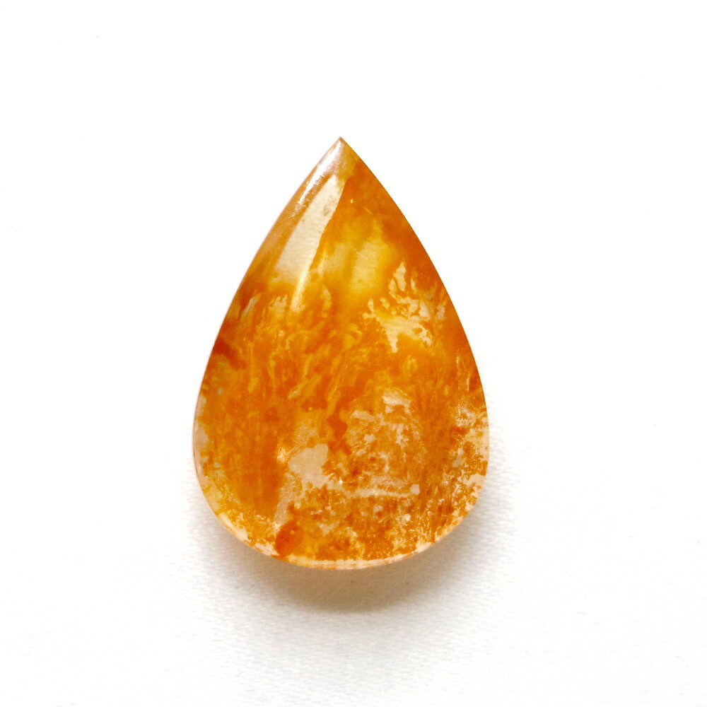 デンドリティッククォーツ レッド ティアドロップ22mm 14.34ct デンドリチ...