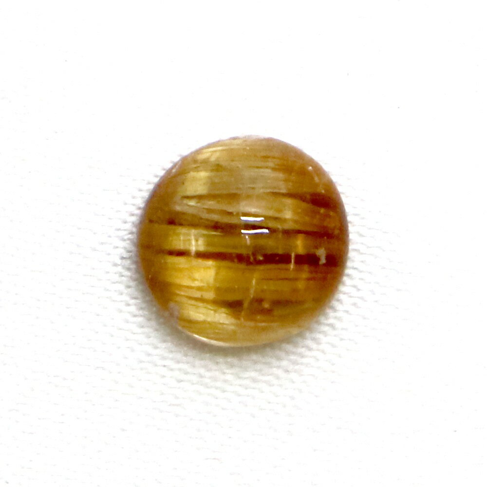 タイチンルチルクォーツ キャッツアイ カボション7mm ルチルレイテッド Ta...