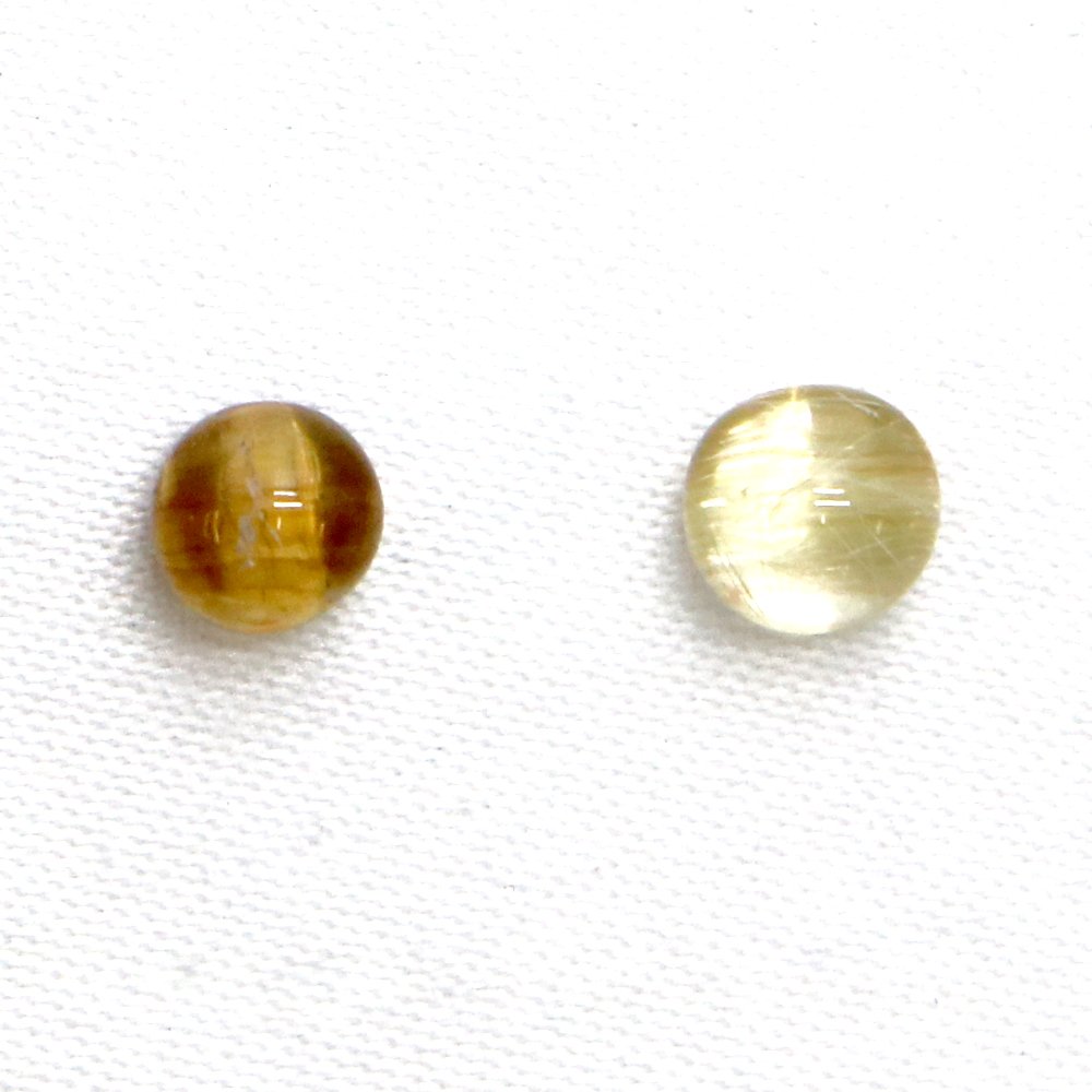 タイチンルチルクォーツ キャッツアイ カボション5mm ルチルレイテッド Ta...