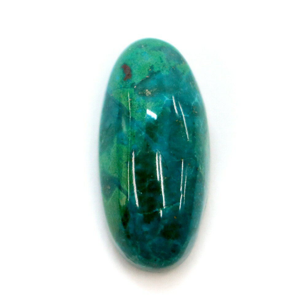 【サイズ】 ・横幅 13 mm ・縦27 mm ・厚み11 mm ・重さ 6.5 g 【商品説明】 アズライト（Azurite）は、美しい緑-青色の鉱石で、銅鉱鉱床で見つかる酸化鉱物です この宝石は、独特の青色（空色から濃い青紫色まで）と、時に緑色や黒い斑点を持つことが特徴です アズライトはしばしば鉱石として産出され、また鉱石の中に含まれていることがあるため、ジュエリーや装飾品としても人気があります アズライトは、古代エジプトや中世ヨーロッパの芸術作品に使用された歴史的な宝石でもあります その美しい青色は、芸術家や彫刻家にとって魅力的で、宝石として高く評価されています また、アズライトはパワーストーンとしても人気があり、直感力を高め、洞察力を促進し、心身の浄化をサポートするとされています アズライトは酸化銅鉱床で見つかることが一般的で、主な産地はアメリカ（アリゾナ州、ニューメキシコ州）、モロッコ、ナミビア、フランスなどです アズライトは美しい色合いと歴史的な価値から、宝石として非常に人気があります 【配送につきまして】 ●メール便：送料250円（お買い物合計金額3,000円以上で1通分送料無料） ・ヤマト運輸ネコポスでのお届けとなります ・宅配便同様のお届け日数（翌日〜3日程度での配達）＊一部地域を除く ・ご自宅のポストへのお届けとなります（ご登録のお名前がポストへ記載があることをご確認お願い致します） ・大きさ（上限A4サイズ）：縦31.2cm、横22.8cm、厚さ2.5cm、重さ1kg以内 ※後払い（商品到着後コンビニなどでのお支払い）はご利用頂けます ※代引き決済はできません ※配送日時指定不可 ※発送後の住所変更はできませんので予めご注意ください ※商品紛失などの補償は基本的にございません ●宅配便：送料は配達地域によって異なります（お買い物合計金額3,980円以上で送料無料） ・佐川急便でのお届けとなります ・ドライバーによる手渡しでのお届け ・代引き決済はドライバーへ代金のお支払が可能となります （代引き手数料330円） ・配送日時指定可能 ※初回お届けより1週間以上お受け取りになられない場合は持ち戻りとなり返送となります 返送による送料は運送会社の定価送料を実費ご負担いただくことになりますので 予めご注意くださいますようお願い申し上げます ※当店の判断で日本郵便（レターパック）で発送させていただく場合もございます 予めご了承のほどお願い申し上げます　