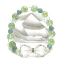 水晶・リボンブレスレット【天然石ブレス・パワーストーン・Bracelet】