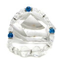 水晶・リボンブレスレット【天然石ブレス・パワーストーン・Bracelet】