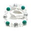 風水四神ブレスレットSサイズ【天然石ブレス・パワーストーン・Bracelet】