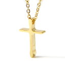 ステンレス ネックレス クロス 十字架 ゴールド カラー【ネックレス レディース メンズ SALE セール アクセサリー アクセ】