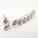 イヤーカフ 風 ピアス 2点セット リーフ6連 左耳用 シルバー ピンクゴールド カラー【イヤカフ レディース Ladies SALE セール アクセサリー ア...