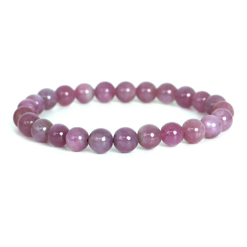 ピンクサファイア ハイクオリティー 1点もの ブレスレット 数珠 パワーストーン 天然石 アクセサリー ハンドメイド