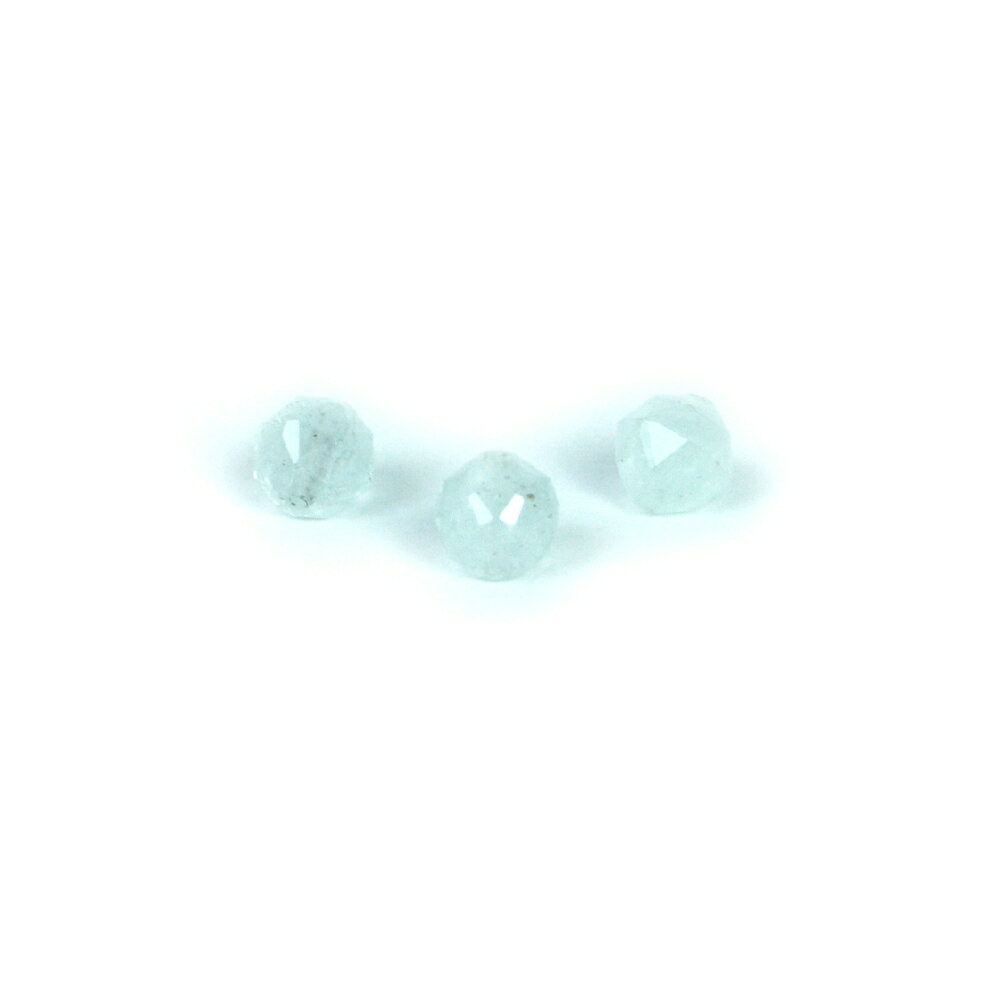 樂天商城 - ●1粒売り●アクアマリン【ダイヤカット】6mm【天然石 ビーズ パワーストーン】