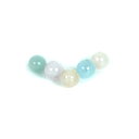 ●5粒売り●MIXベリル【丸玉】4mm【天然石 ビーズ パワーストーン】