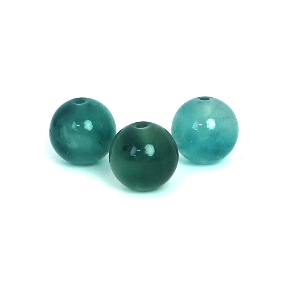 【ビーズサイズ】10mm 【形】丸玉 ※ビーズサイズは0.5mm前後の誤差がある場合がございます 【商品説明】 こちらの商品ではニュージェード、軟玉（なんぎょく）を紹介させていただきます 中国では翡翠の腕輪などは先祖から受け継がれるほど高価で神聖に扱われる品であります その天然石の材質は本翡翠でジェダイトジェードといい硬玉（こうぎょく）ともいわれます 発見当時はビルマ（現在のミャンマー）で鮮やかなグリーン調の透明度の高いものは大変希少価値も高く一粒でも高額なものとなります 本商品のニュージェードは中国では通称、玉（ぎょく）といわれ、サーペンティンの一種となります ジェードという同じようなネーミングで真逆の価値観の天然石ですが加工も容易でカラーバリエーションも大変豊富にそろうことから カジュアルなアクセサリービーズとして幅広く利用されております お好みの天然石を使ってあなただけのオリジナルアクセサリーを作ってみませんか？ ※こちらの商品はマルチカラー商品のため最小量、5粒での販売商品となります ※商品ページ画像最後の2枚は当店取り扱いのビーズ連となります 　基本的にこちらのビーズを使用させていただいております 【パワーストーン】 機転が働き、多くの知恵を授け、学業成就・商売繁盛のお守りに良いといわれます 【配送につきまして】 ●メール便：送料250円（お買い物合計金額3,000円以上で1通分送料無料） ・ヤマト運輸ネコポスでのお届けとなります ・宅配便同様のお届け日数（翌日〜3日程度での配達）※一部地域を除く ・ご自宅のポストへのお届けとなります（ご登録のお名前がポストへ記載があることをご確認お願い致します） ・大きさ（上限A4サイズ）：縦31.2cm、横22.8cm、厚さ2.5cm、重さ1kg以内 ※後払い（商品到着後コンビニなどでのお支払い）はご利用頂けます ※代引き決済はできません ※配送日時指定不可 ※発送後の住所変更はできませんので予めご注意ください ※商品紛失などの補償は基本的にございません ●宅配便：送料は配達地域によって異なります（お買い物合計金額3,980円以上で送料無料） ・佐川急便でのお届けとなります ・ドライバーによる手渡しでのお届け ・代引き決済はドライバーへ代金のお支払が可能となります （代引き手数料330円） ・配送日時指定可能 ※初回お届けより1週間以上お受け取りになられない場合は持ち戻りとなり返送となります 返送による送料は運送会社の定価送料を実費ご負担いただくことになりますので 予めご注意くださいますようお願い申し上げます ※当店の判断で日本郵便（レターパック）で発送させていただく場合もございます 予めご了承のほどお願い申し上げます
